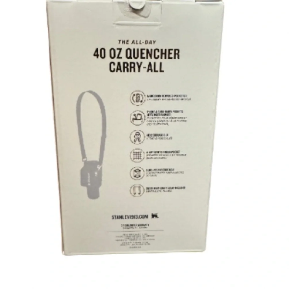 New Stanley All Day 40 OZ Quencher Carry All Hot Coral One Size -  No Cup - Picture 3 of 6